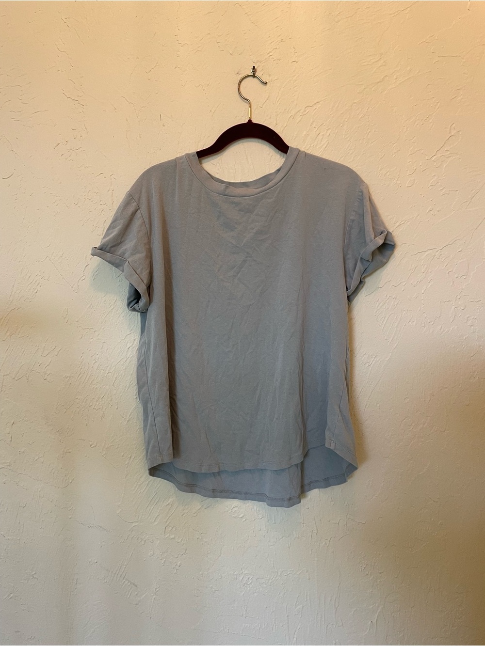 Women’s Light Blue Short Sleeve Crewneck Tee
